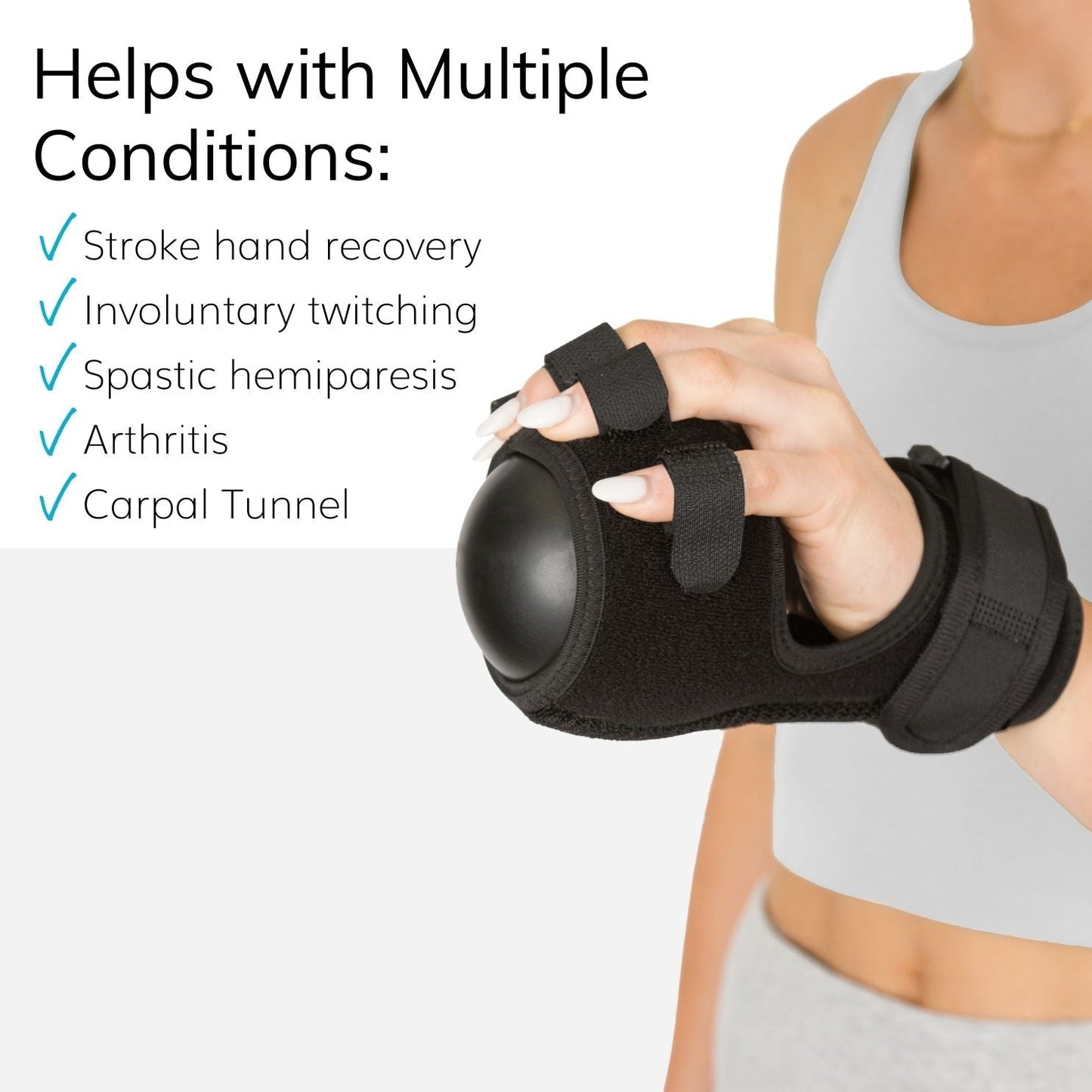 Anti-Spasticity Hand Splint for Cramp Relief
