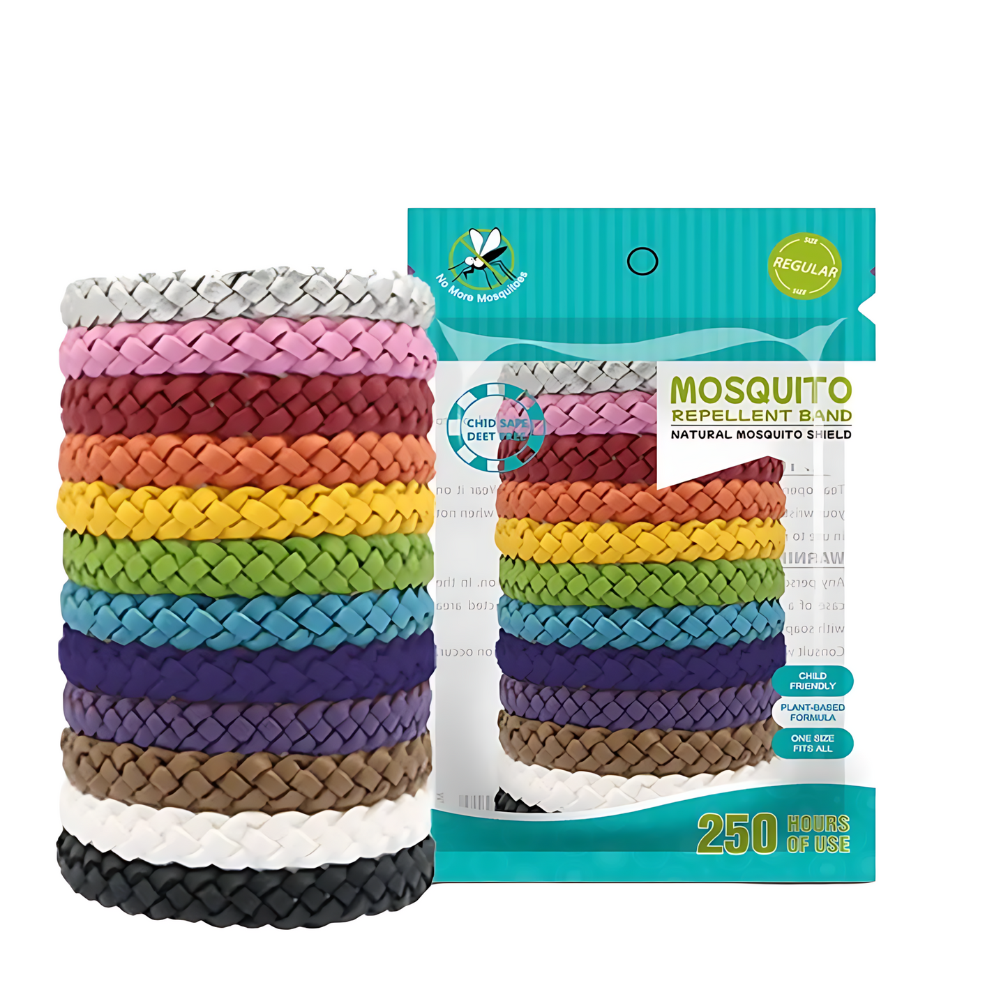 BugShield⢠Mosquito Repellent Band - 12 Pack